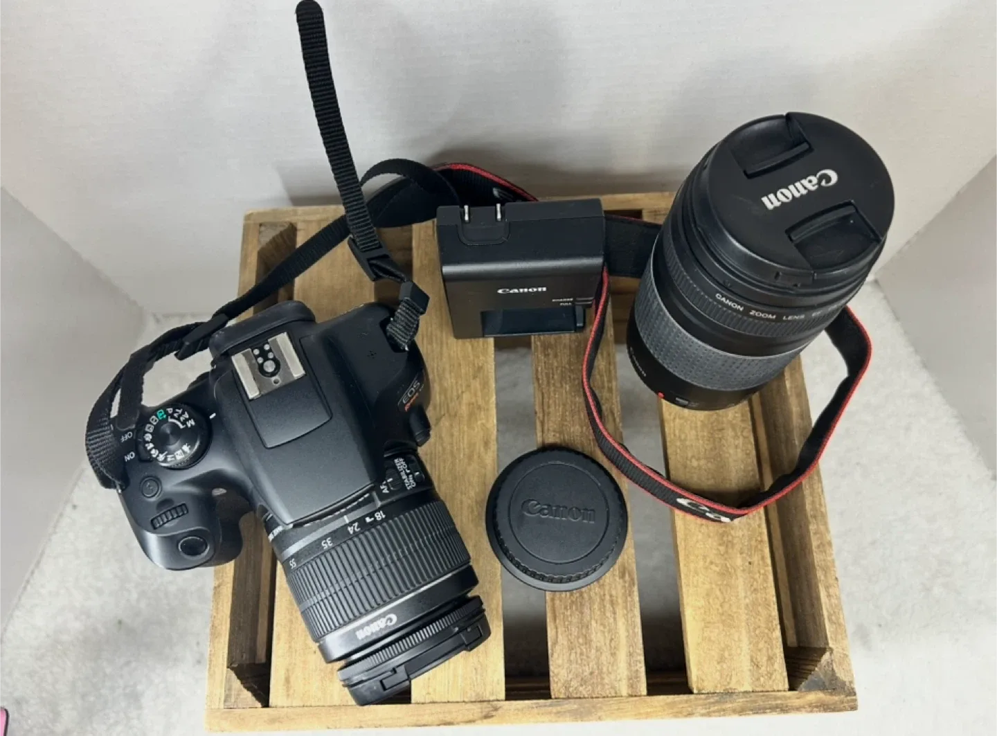 Canon EOS Rebel T6i Camera with EF 75-300mm Lens image indicator(8)