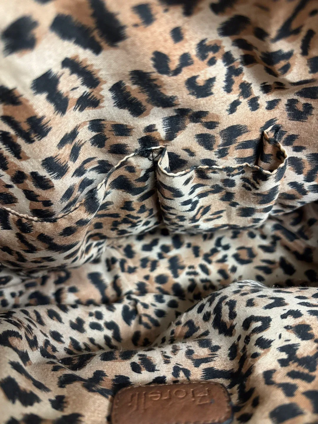 Brown Faux Leather Satchel Bag image indicator(5)