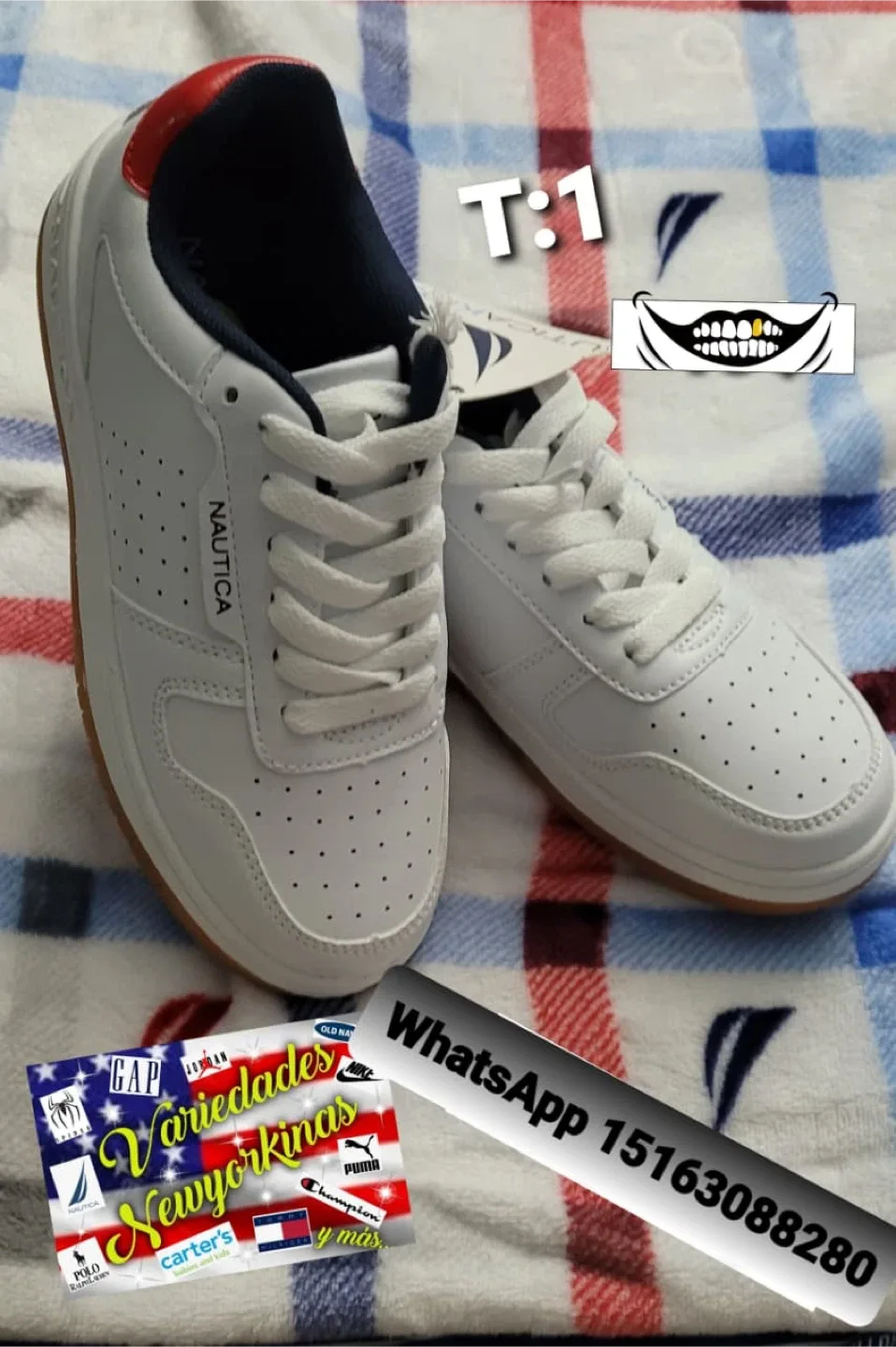 Nautica White Sneakers thumbnail