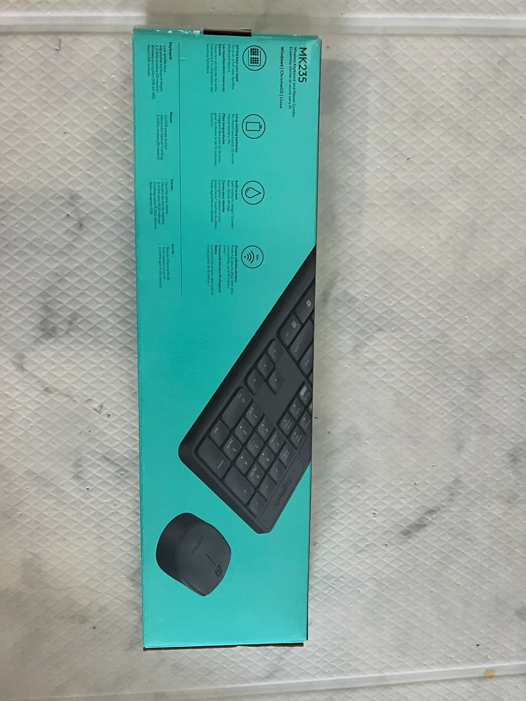 Brand new - Logitech MK235 Wireless Keyboard and Mouse Combo image indicator(2)