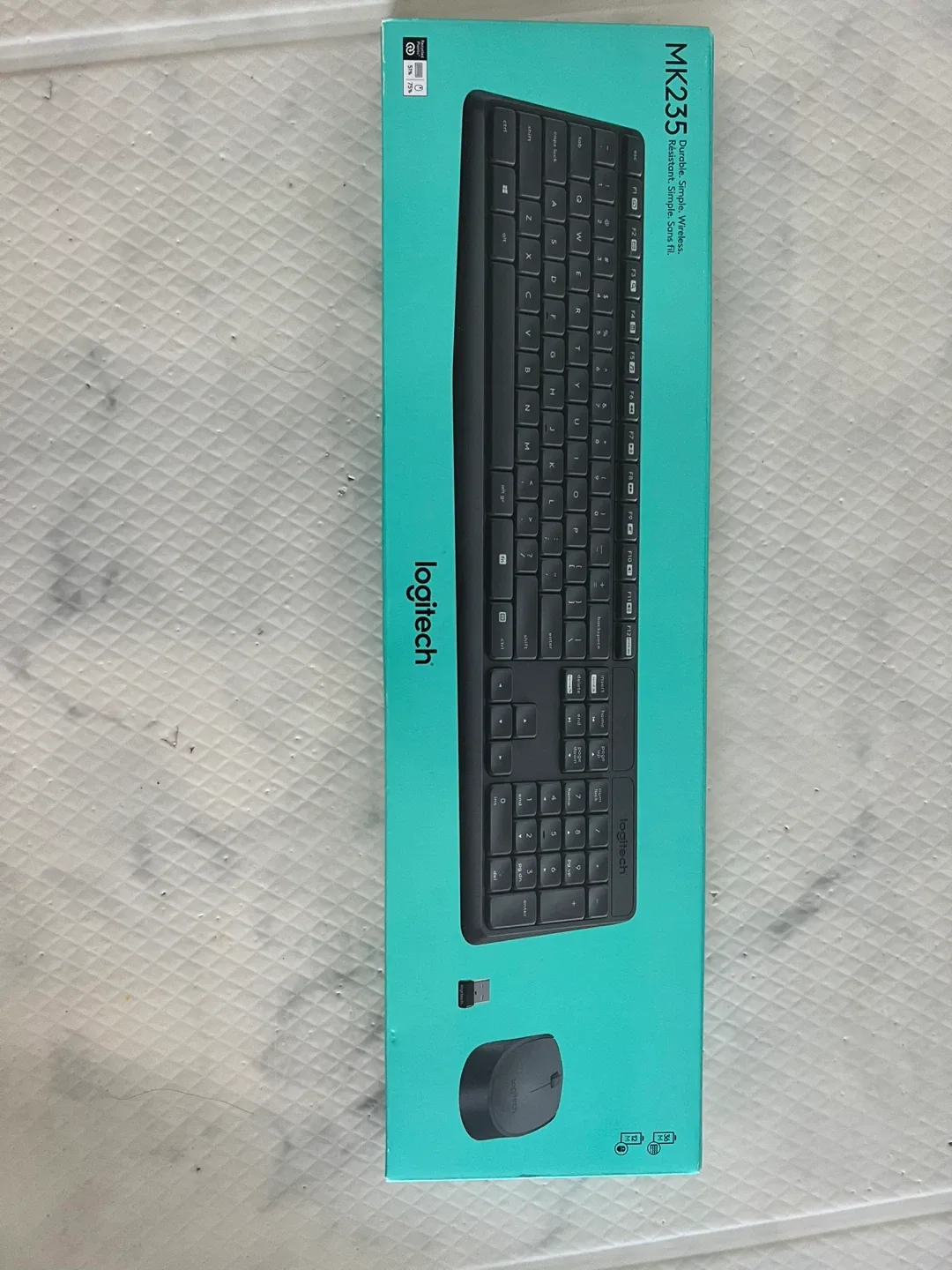 Brand new - Logitech MK235 Wireless Keyboard and Mouse Combo thumbnail
