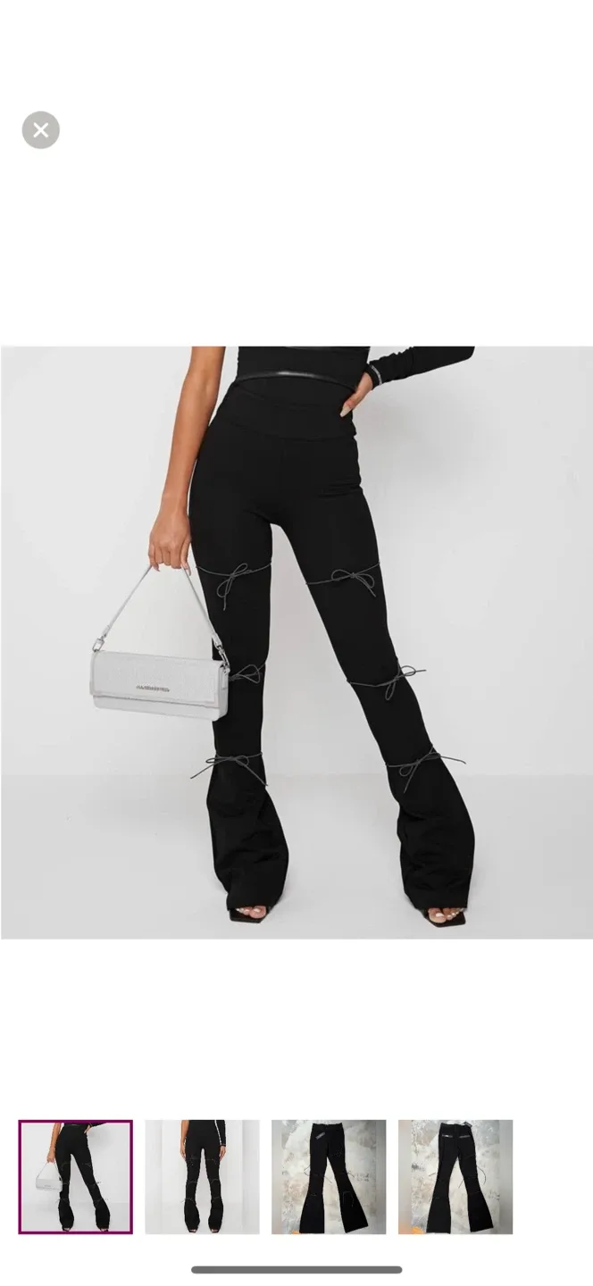 Maniere de voir Reflective bungee flare pants image indicator(2)