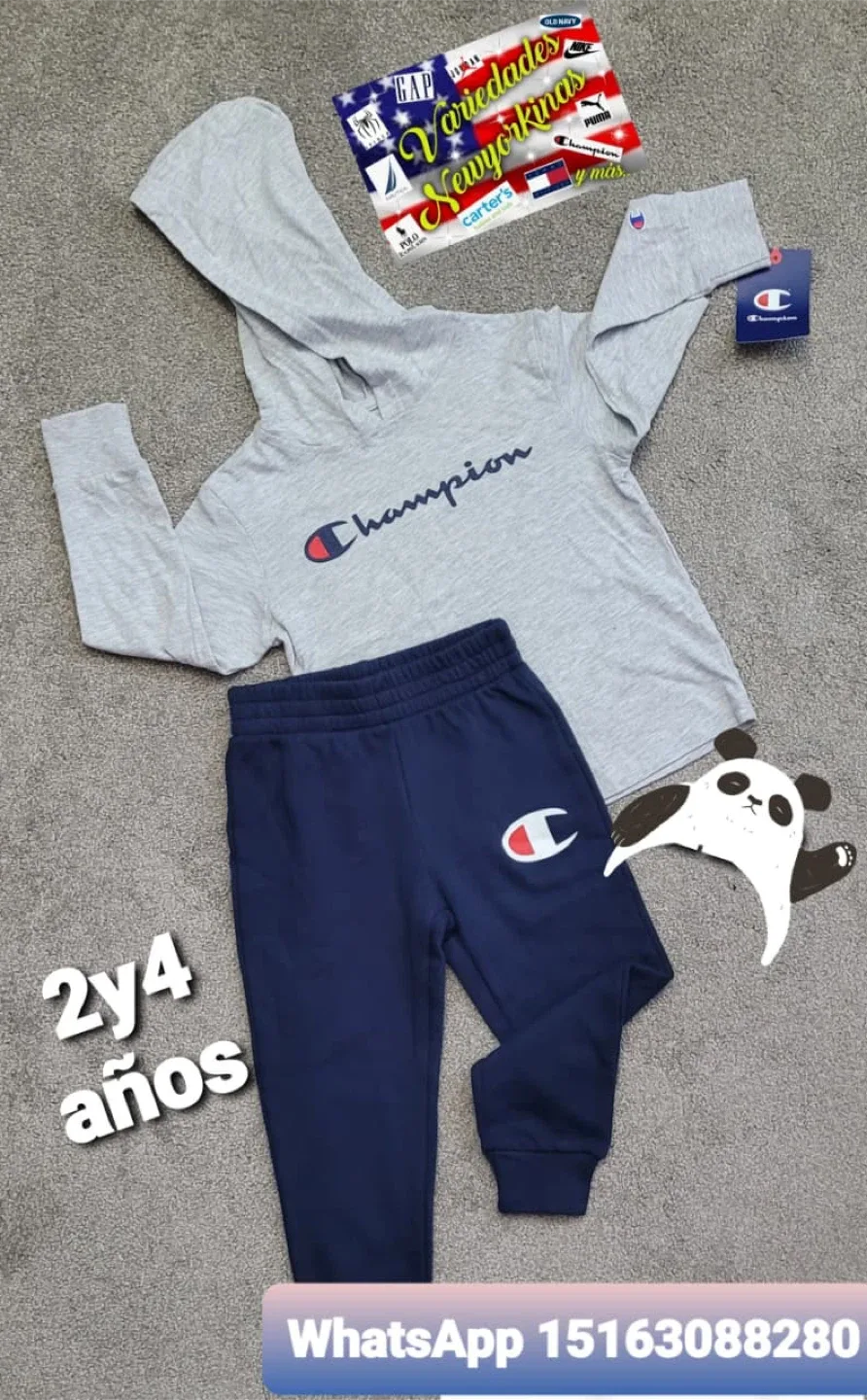 Champion Kids' Hoodie & Pants Set (Size 2-4) thumbnail