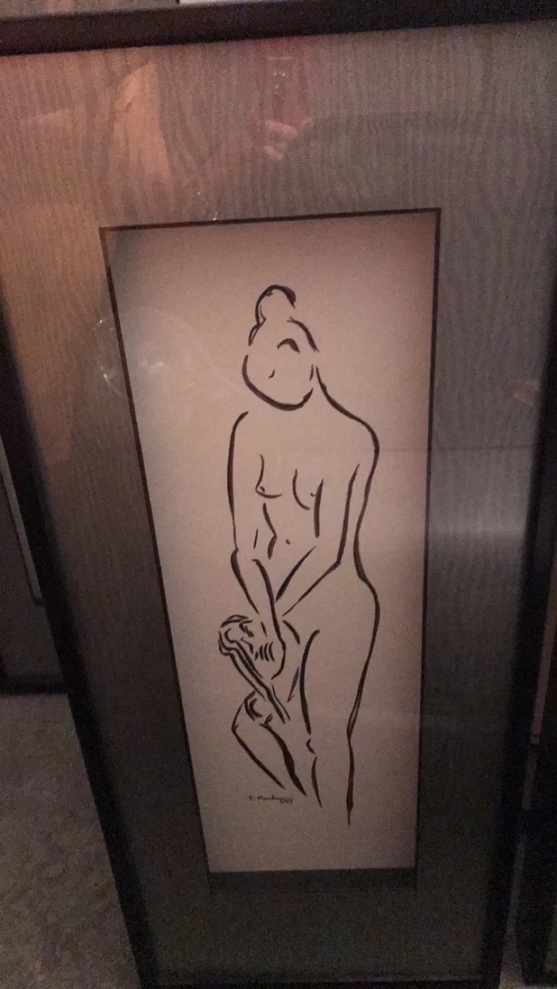 Framed art work  drawing thumbnail