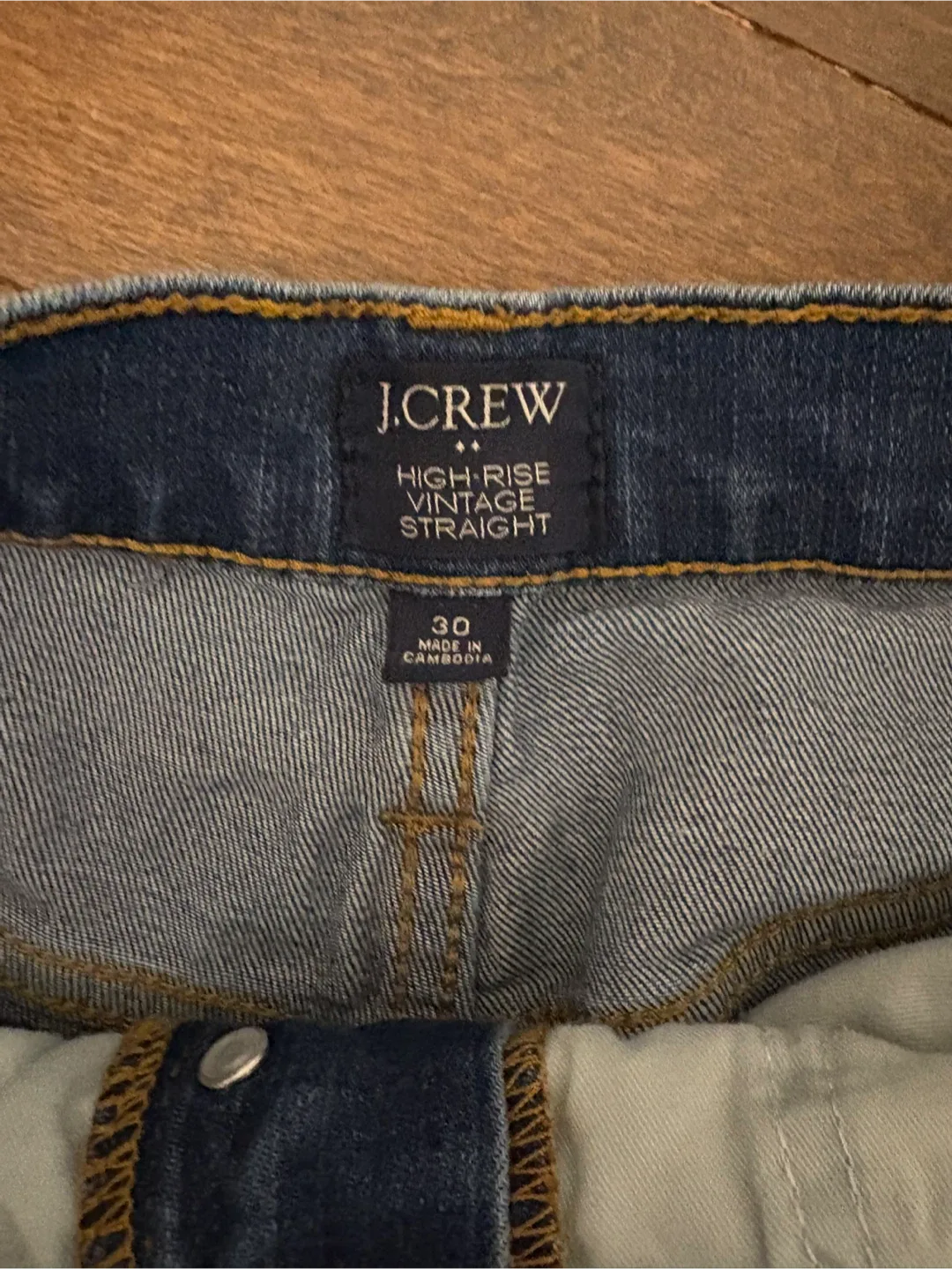 J.Crew High-Rise Vintage Straight Jeans - Size 30 image indicator(2)