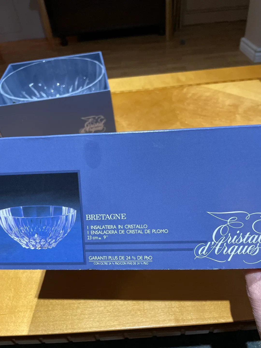 Cristal d'Arques Bretagne Crystal Bowl (New) image indicator(4)