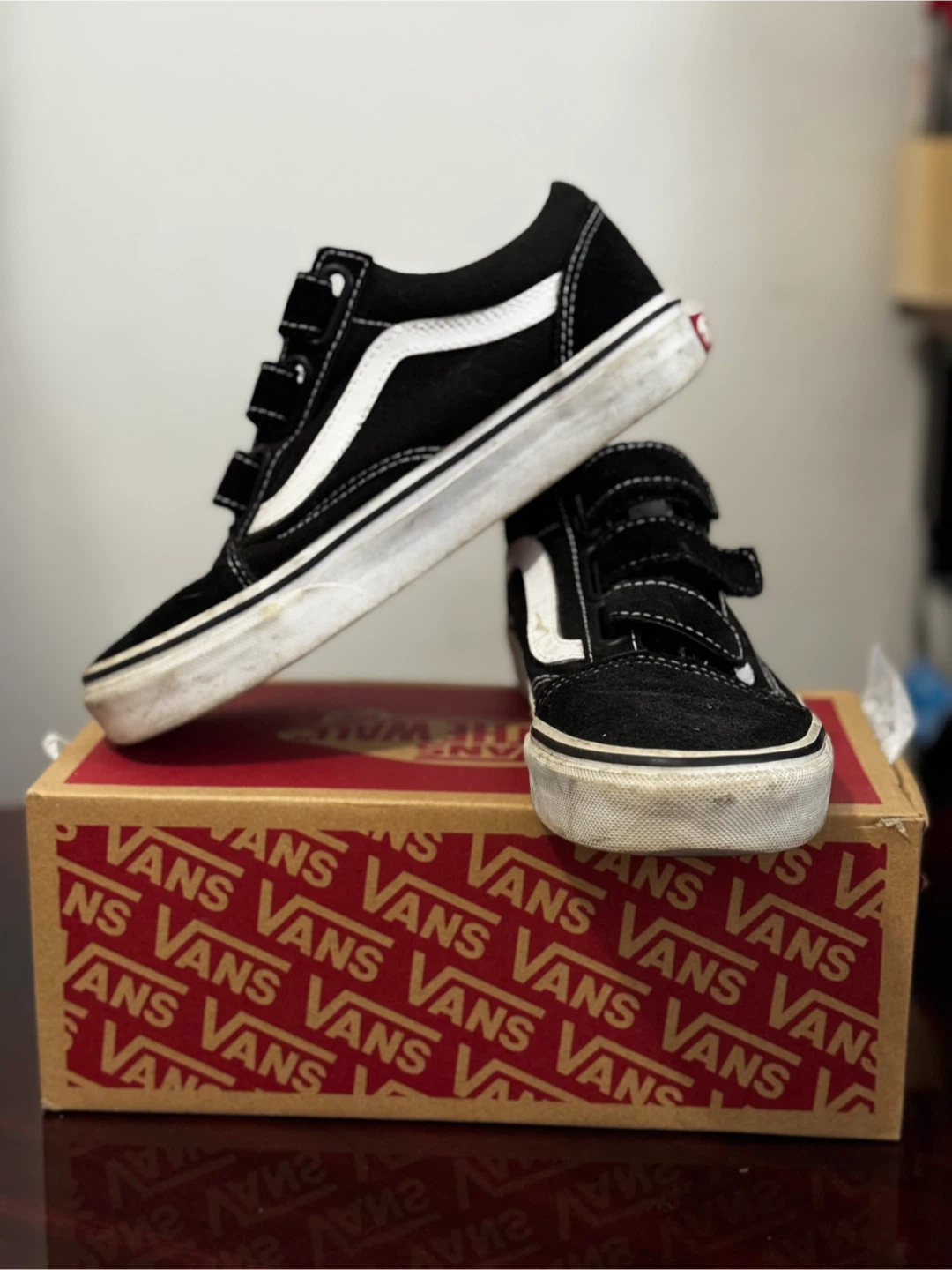 Vans Old Skool V Black/White - Size 4 Mens/5.5 Womens - photo 5