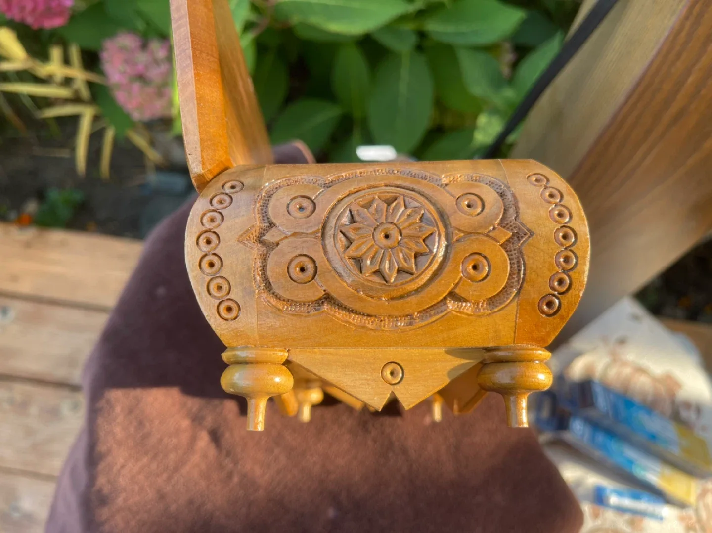 Hand Carved Wooden Box image indicator(4)