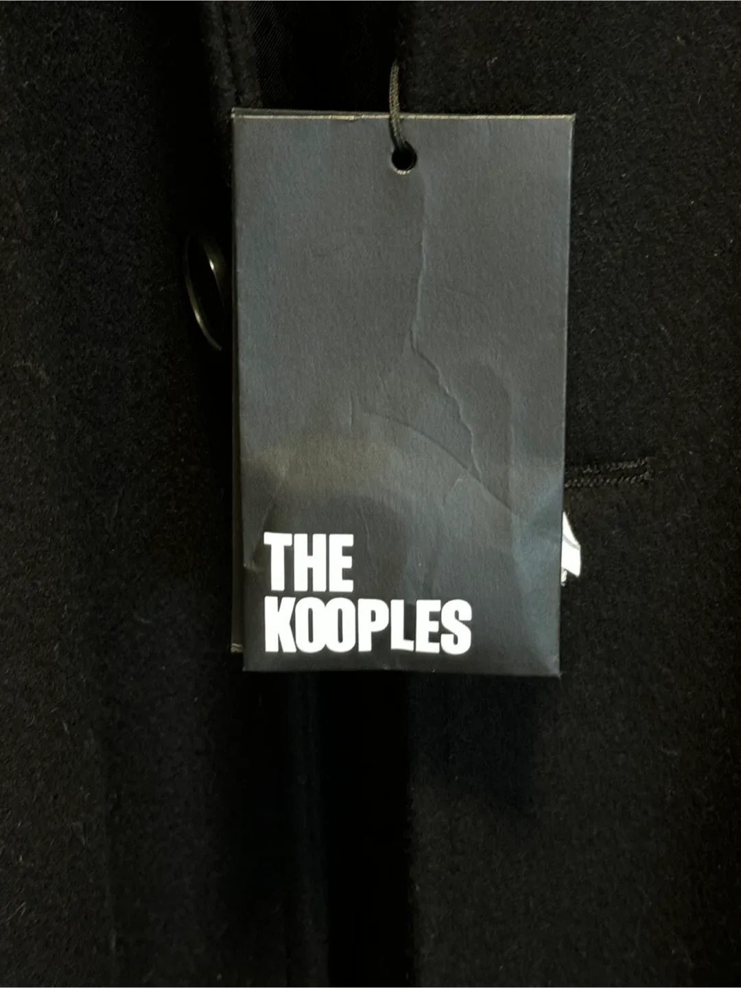 Brand New The Kooples Black Wool Blend Coat image indicator(3)