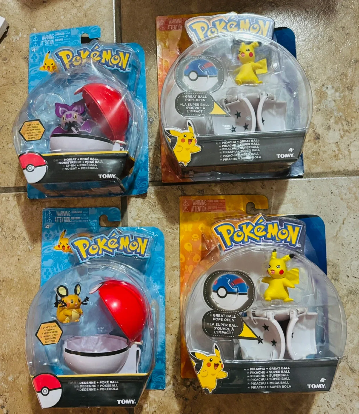 New Pokemon Tomy Poke Ball Figures thumbnail
