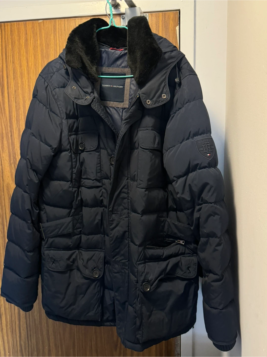 Tommy Hilfiger Navy Winter Jacket - Feather/Dawn - XL
