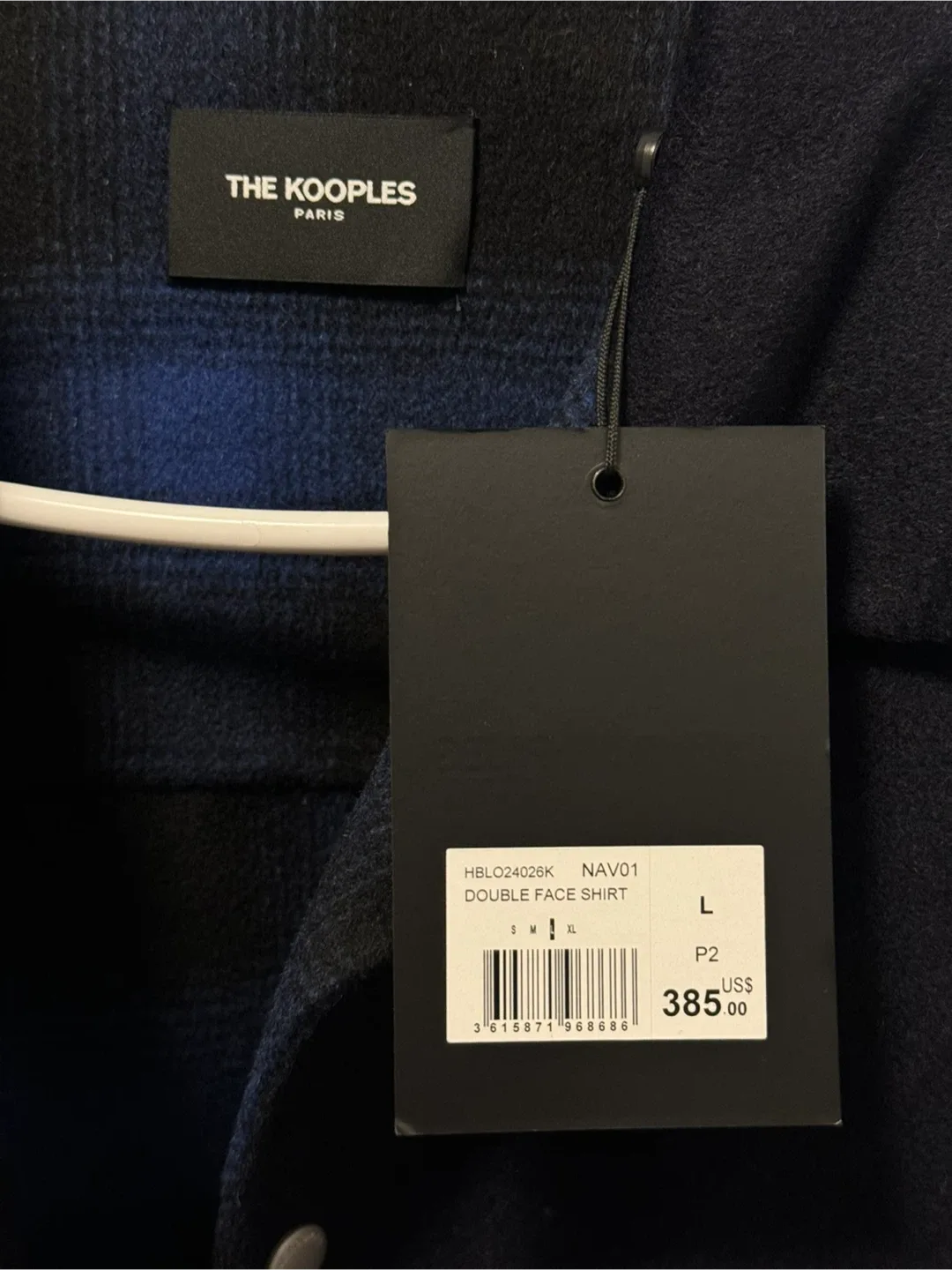 Brand New The Kooples Wool Overshirt - Size L image indicator(6)