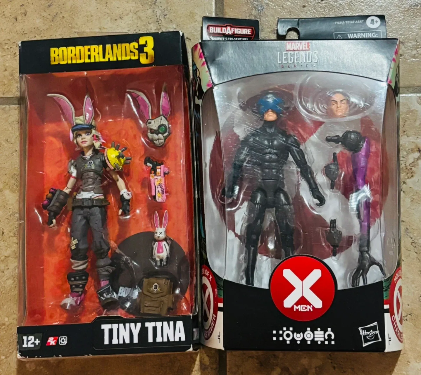 Borderlands 3 Tiny Tina & Marvel Legends Professor X Figures thumbnail