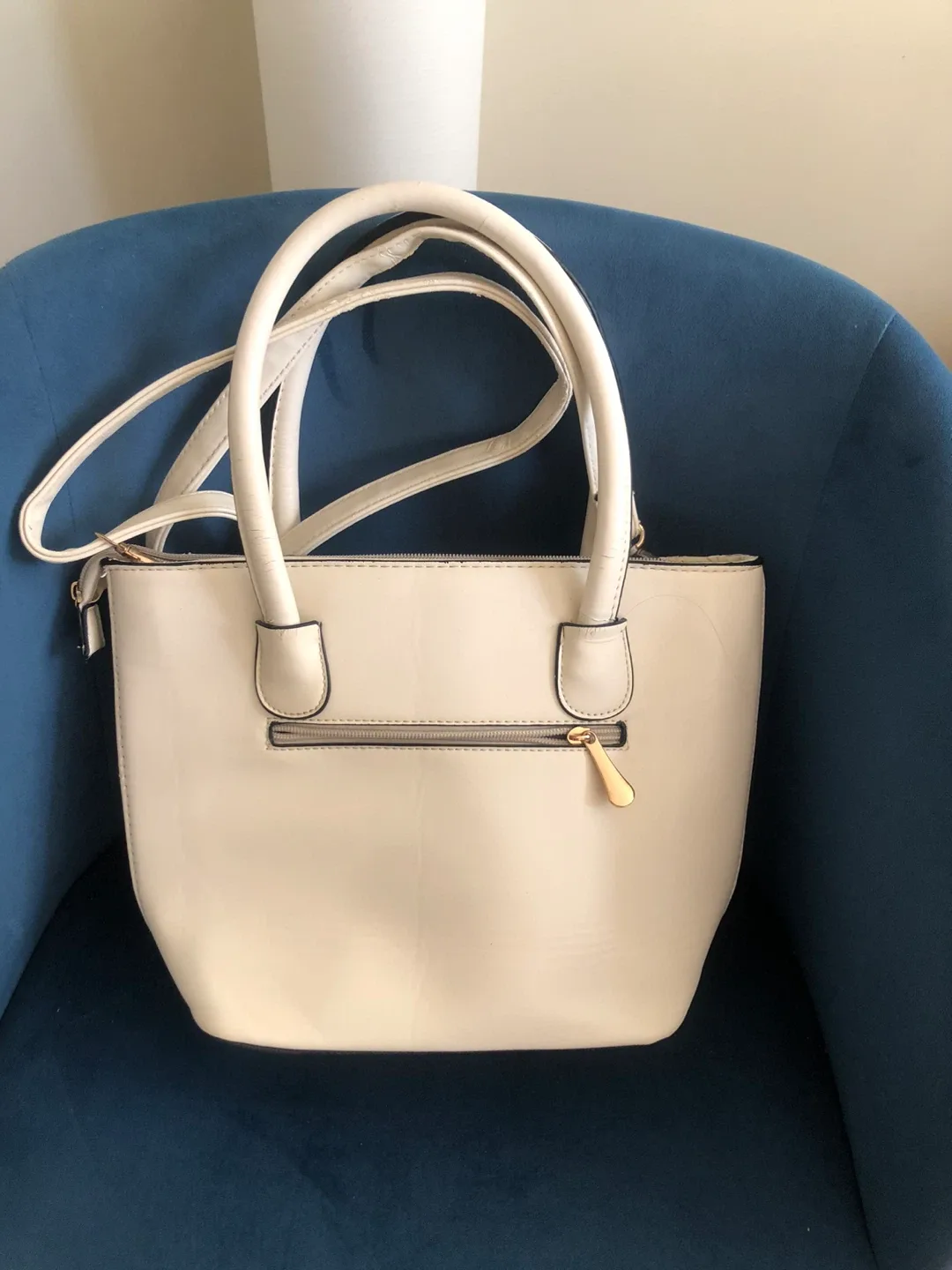 Anna Bella Cream Tote Bag thumbnail