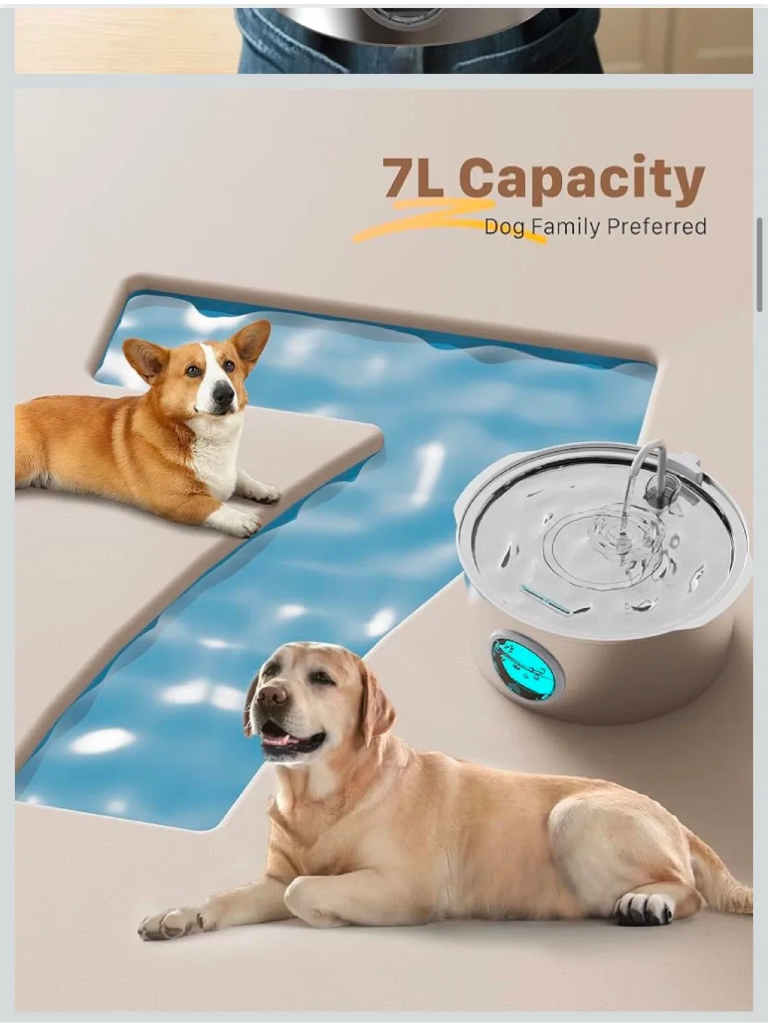 Dog water fountain image indicator(4)