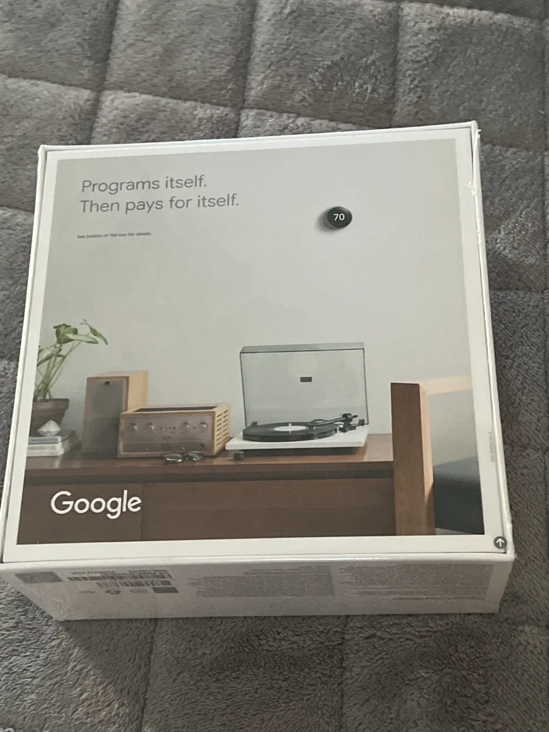 New Google Nest Learning Thermostat - Stainless Steel image indicator(4)