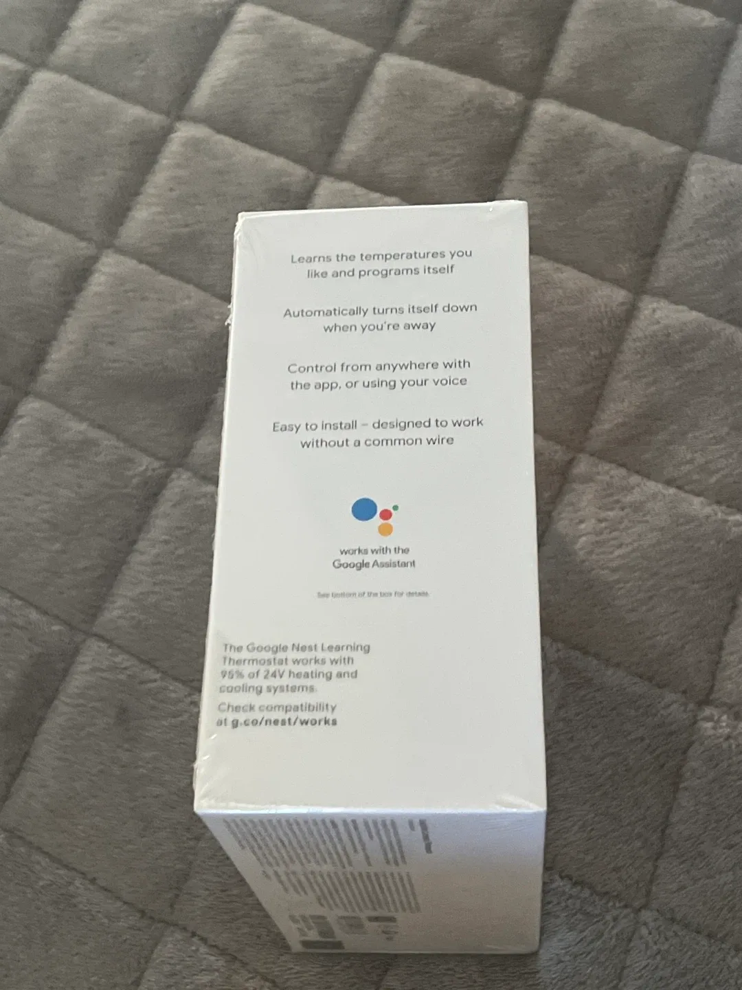 New Google Nest Learning Thermostat - Stainless Steel image indicator(5)