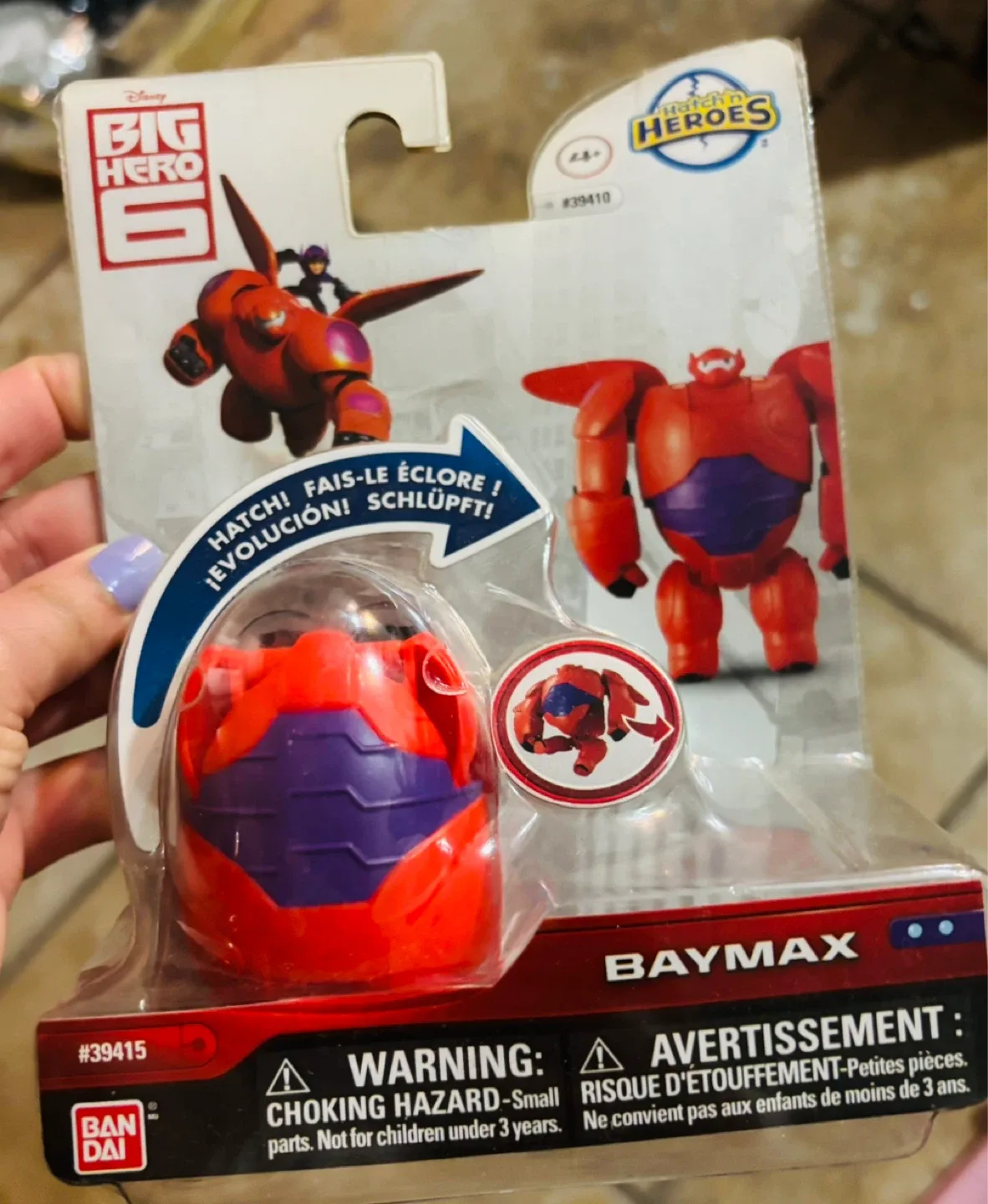 Big Hero 6 Hatch'n Heroes Baymax Toy thumbnail