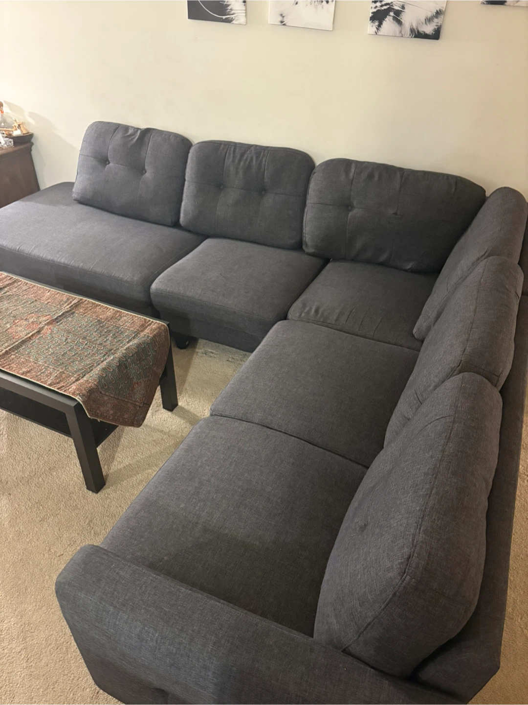 Grey Sectional Sofa - photo 3