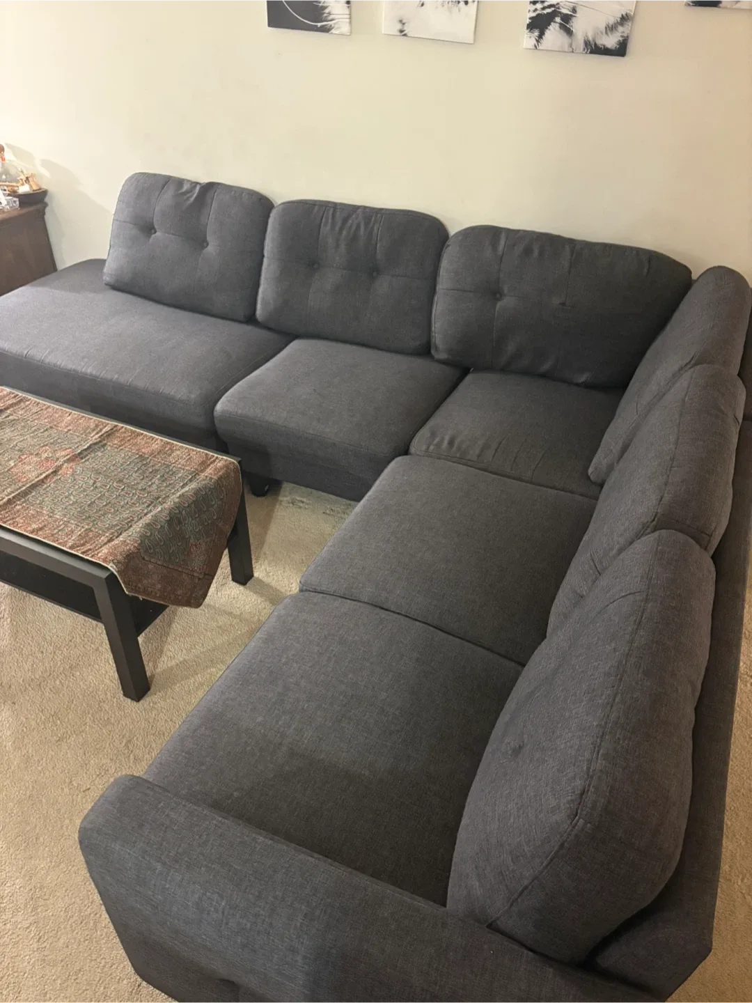 Grey Sectional Sofa image indicator(3)