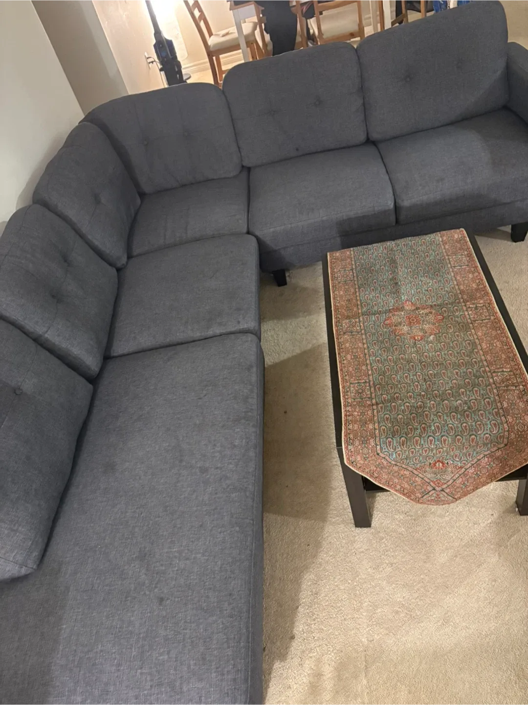 Grey Sectional Sofa image indicator(2)