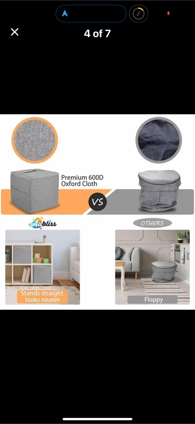 Aubliss Extra Large Basket & Play Mat image indicator(4)