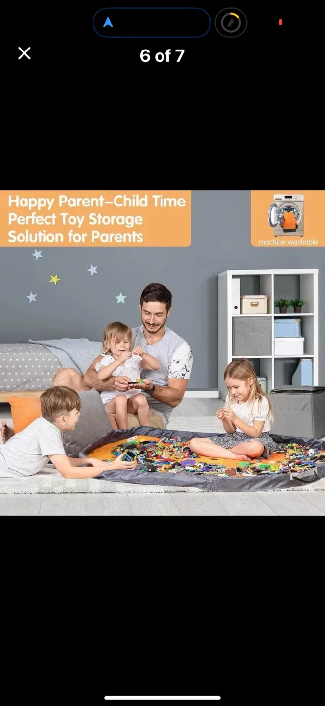 Aubliss Extra Large Basket & Play Mat image indicator(6)