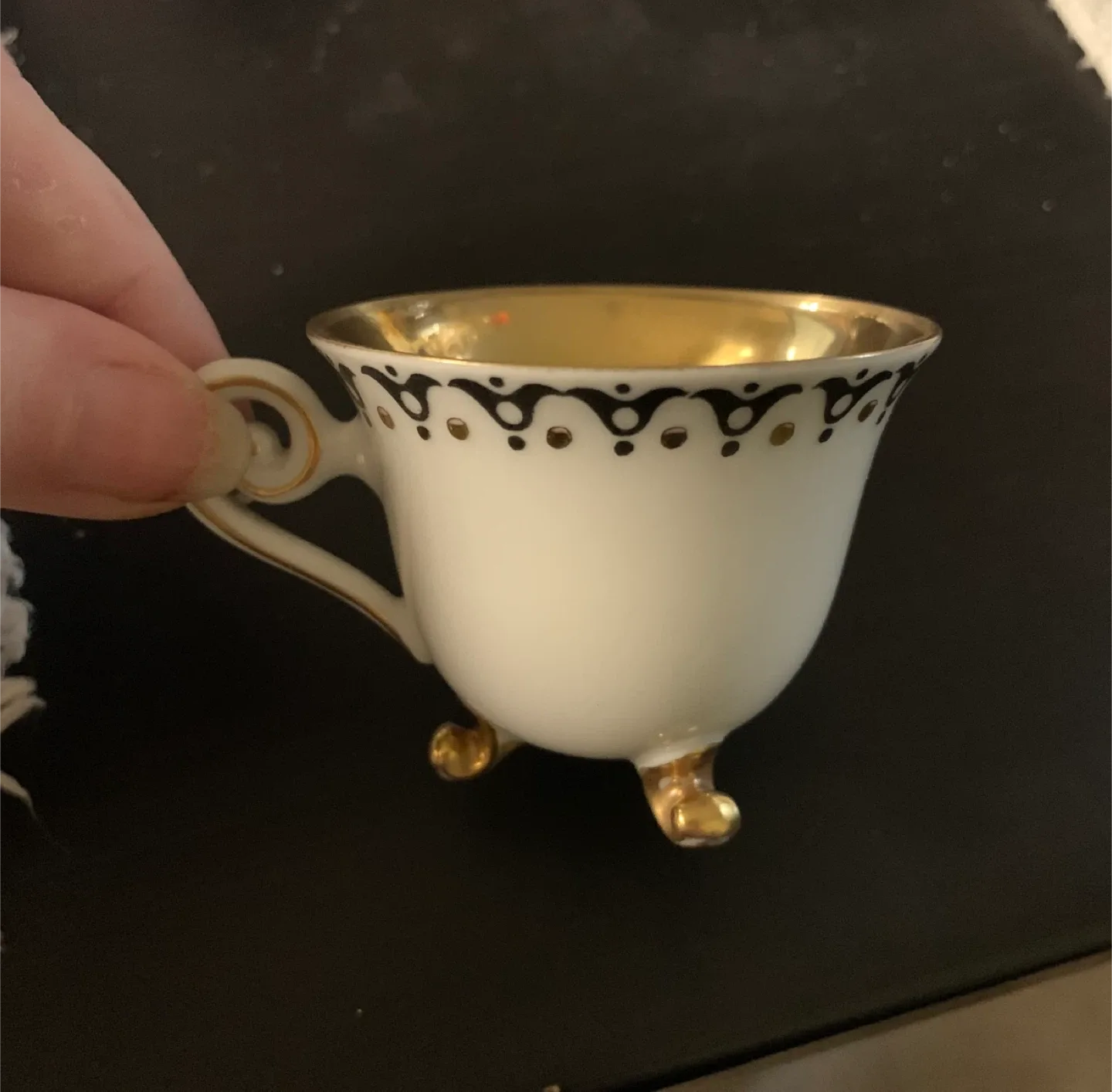 R S very small porcelain cup, antique thumbnail