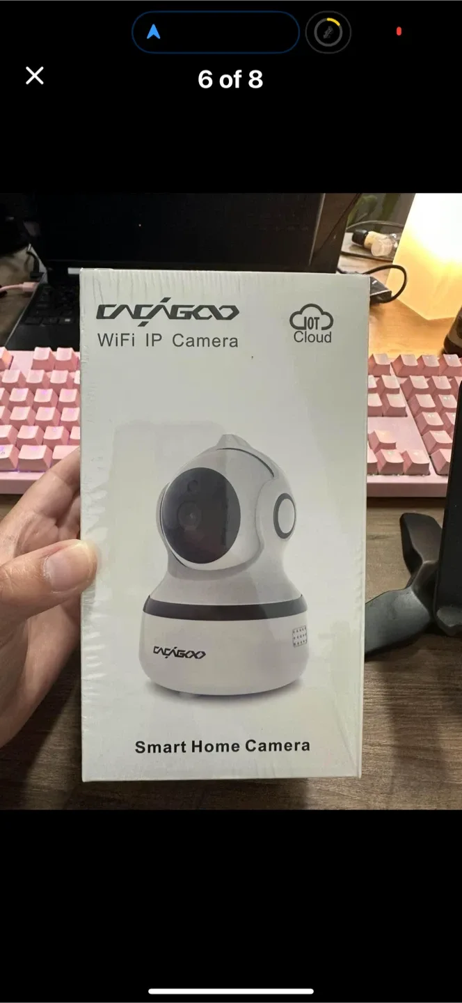 CACAGOO 1080P FHD Security Camera - White image indicator(6)