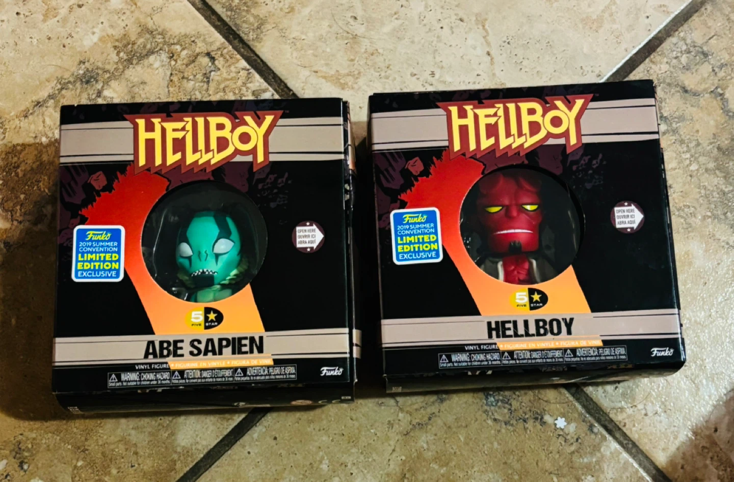 Hellboy & Abe Sapien Funko 5 Star Vinyl Figures