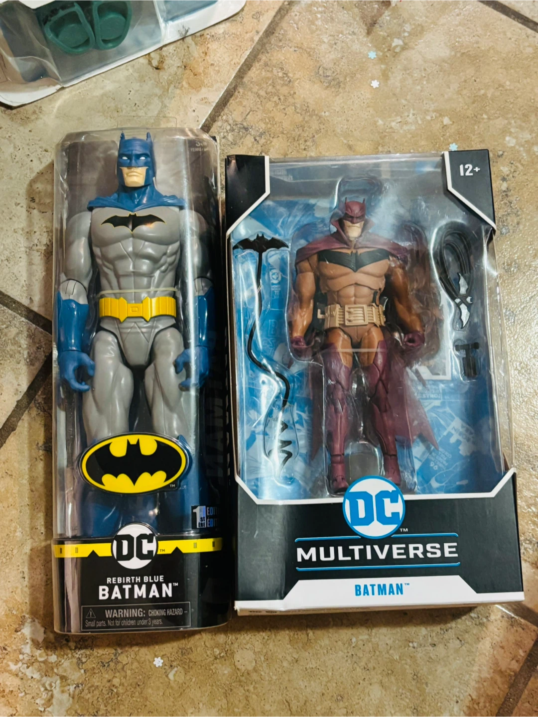 DC Rebirth Blue Batman & Multiverse Batman Figures
