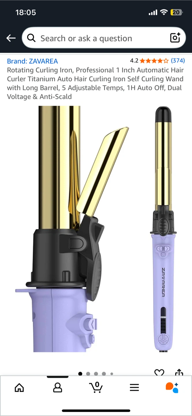 Rotating curling wand - photo 4