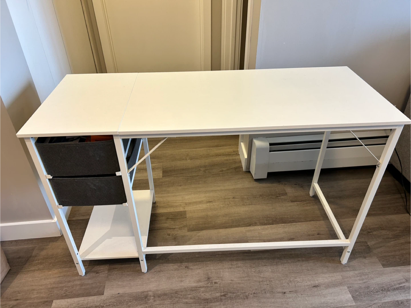 White computer Desk with Drawers (47" x 19.6") - photo 4