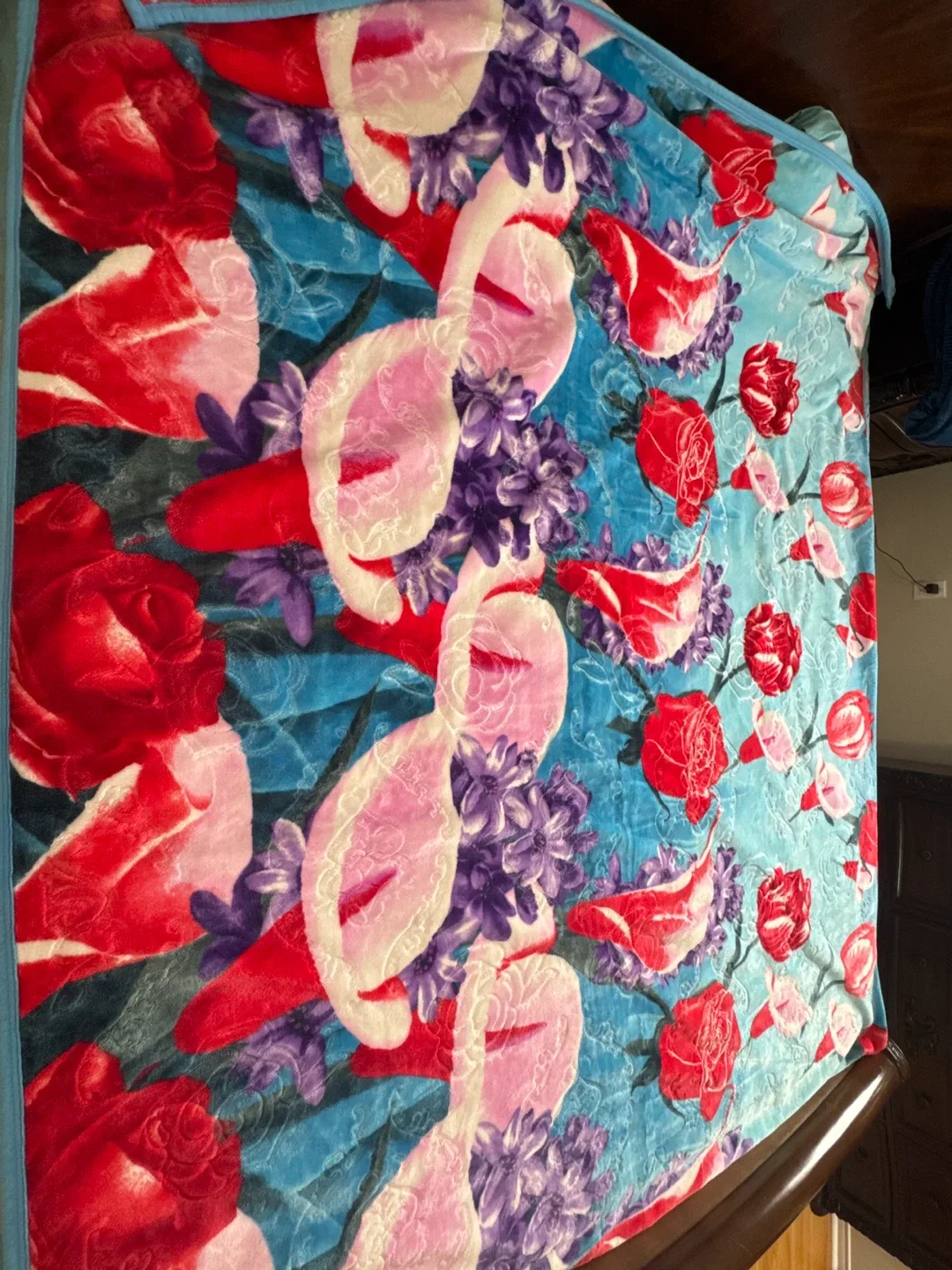 Floral Plush Blanket thumbnail