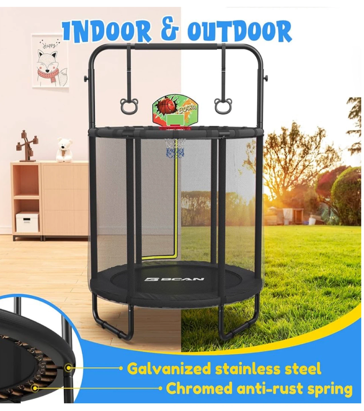 GECAN 55IN Indoor & Outdoor Trampoline - photo 4