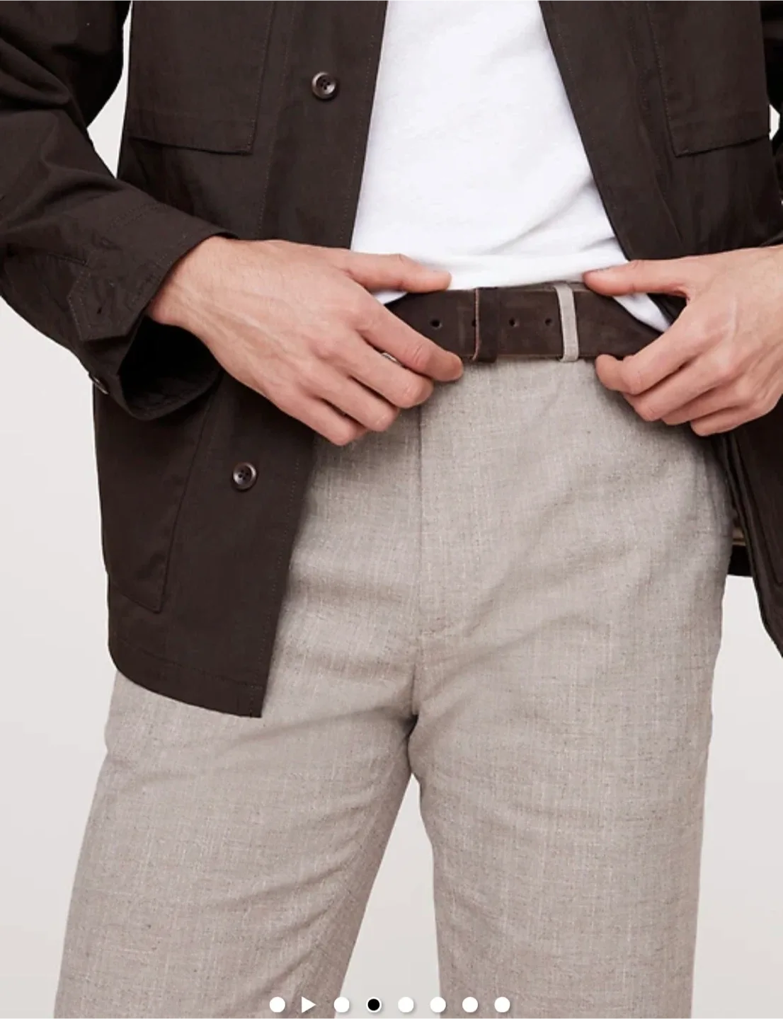 Banana republic Men's Linen Pants, Size 33 image indicator(2)