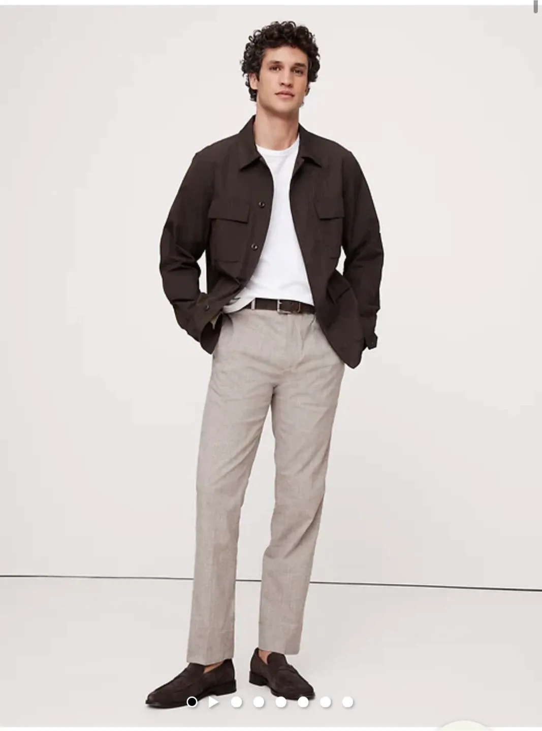 Banana republic Men's Linen Pants, Size 33 image indicator(5)