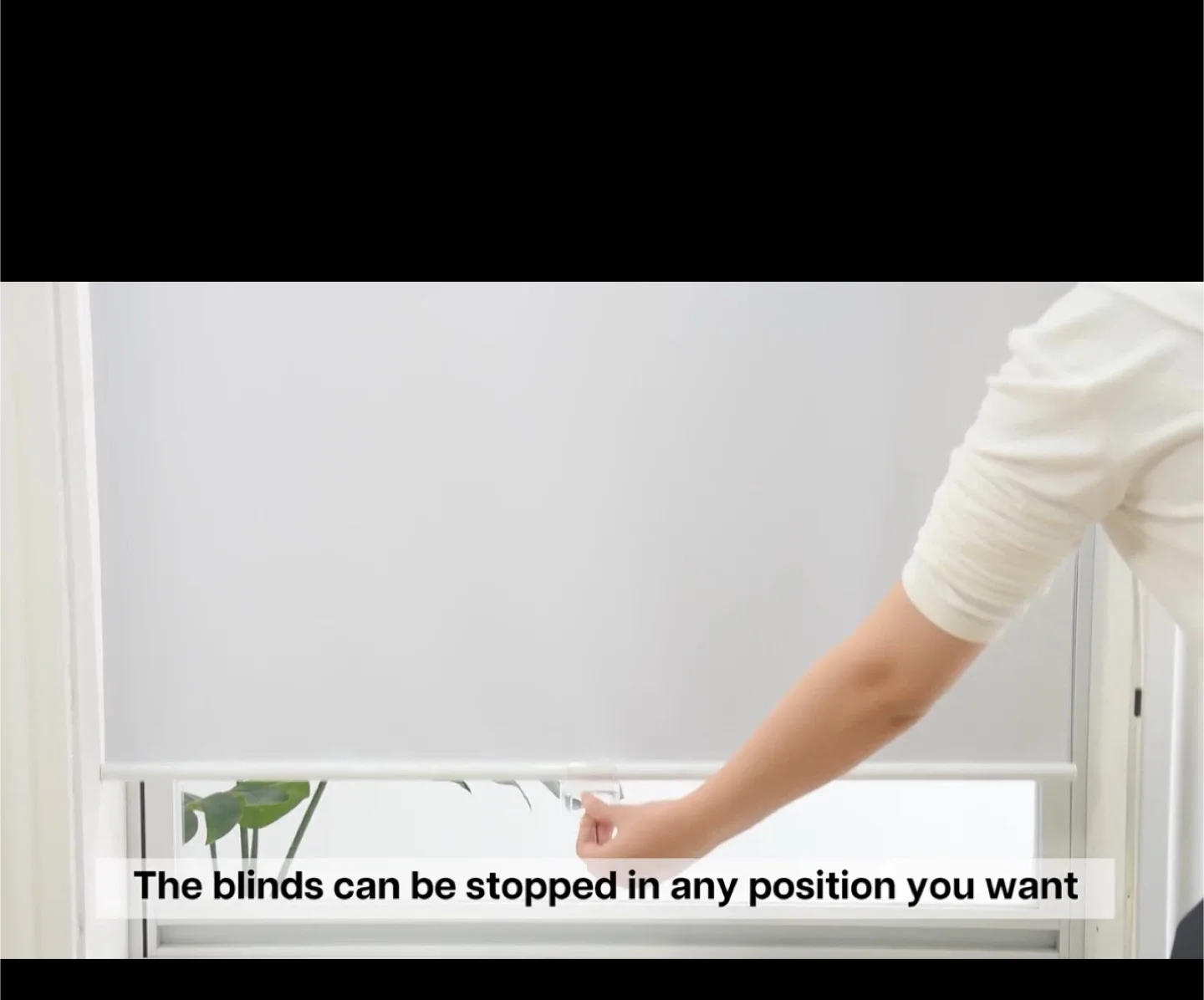 LazBlinds No Tools Cordless Roller Shades, 20"x48", White image indicator(5)