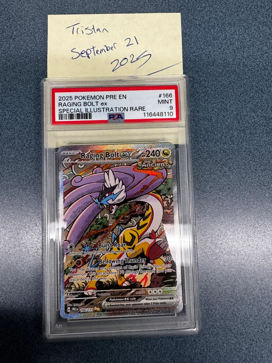 Raging Bolt ex Special Illustration Rare PSA 9 Mint thumbnail