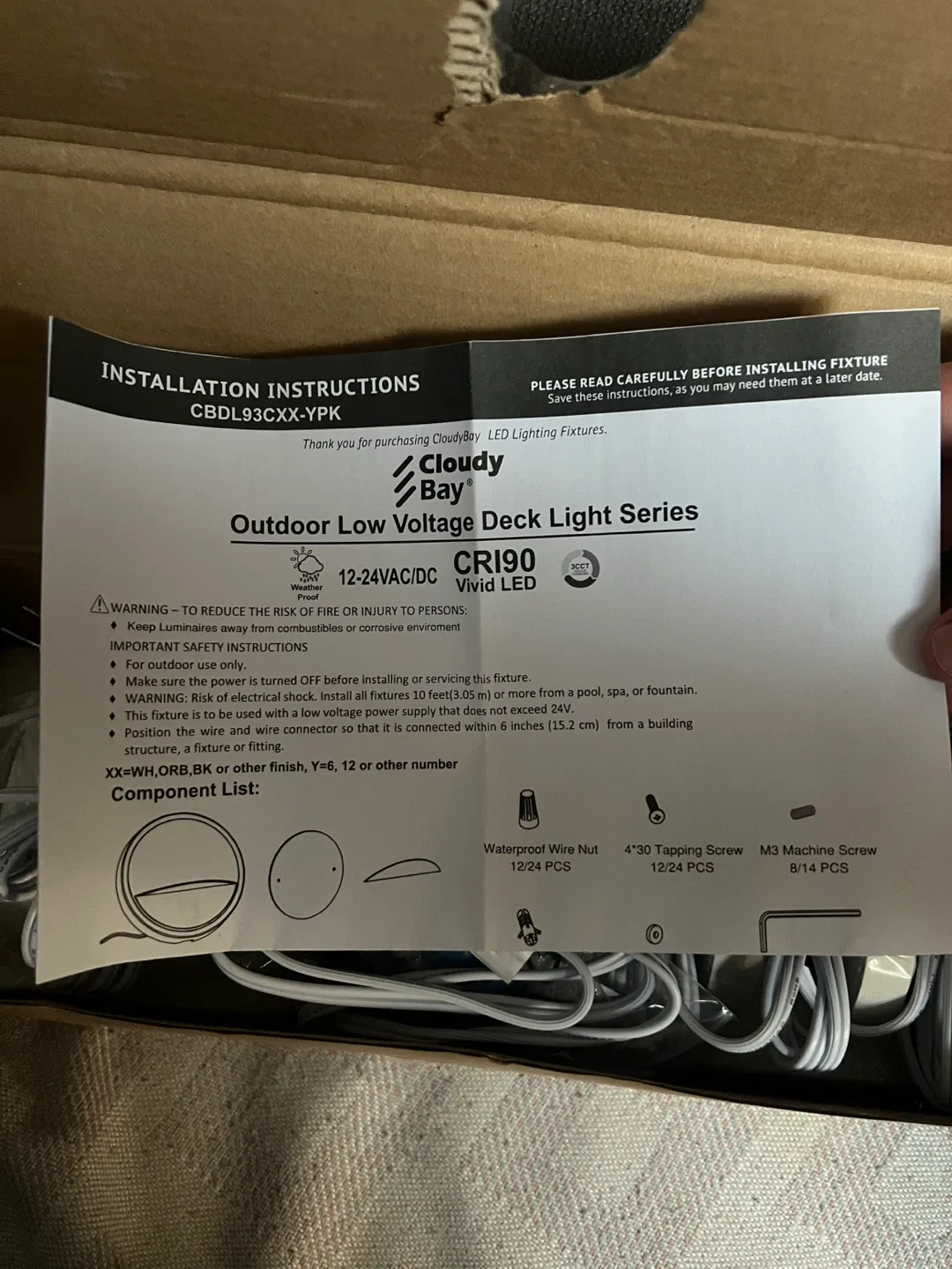 Cloudy Bay LED Low Voltage Deck & Step Lights image indicator(5)