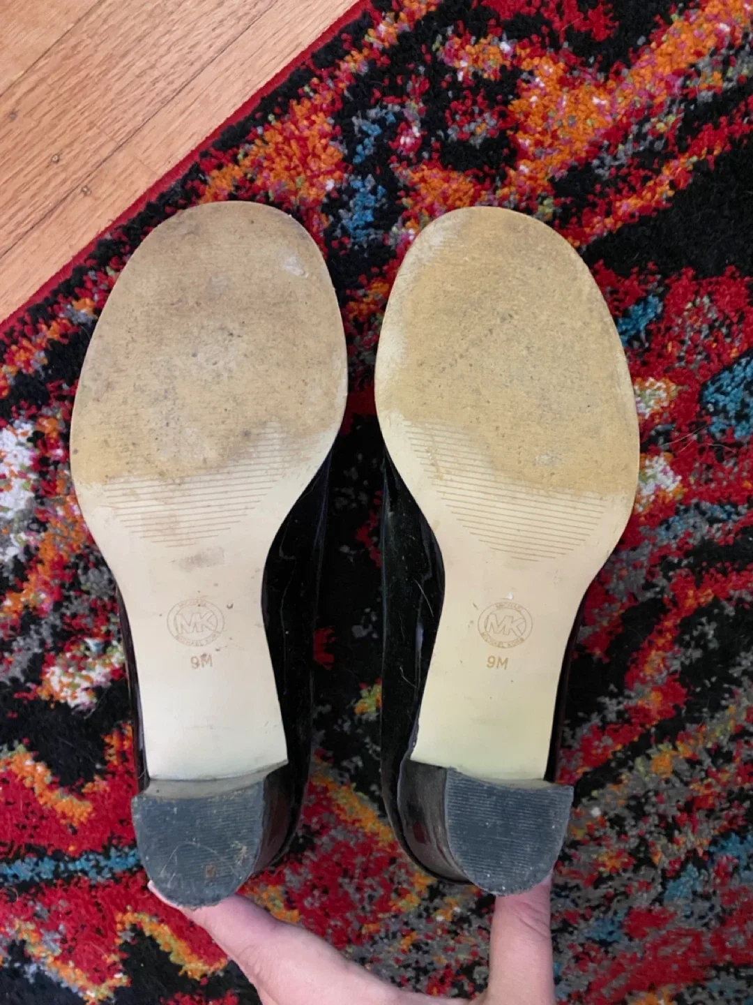 Michael Kors size 9 block heels image indicator(3)