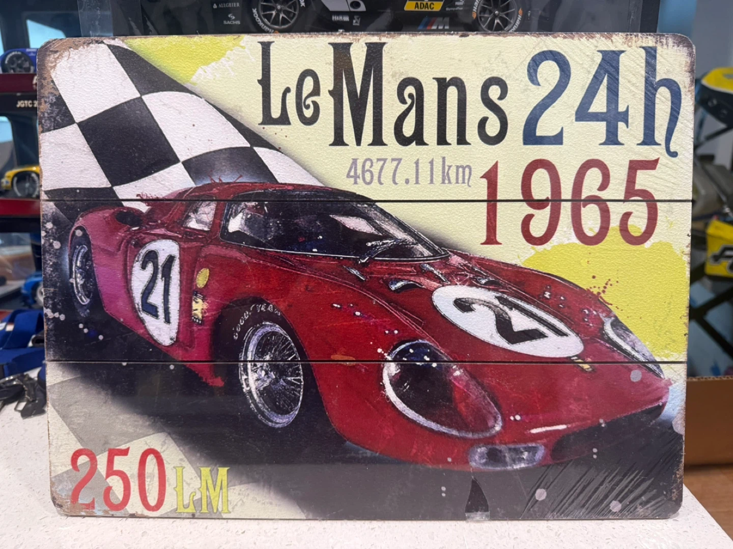 Ferrari 250 LM Le Mans 24 Hours wall decor