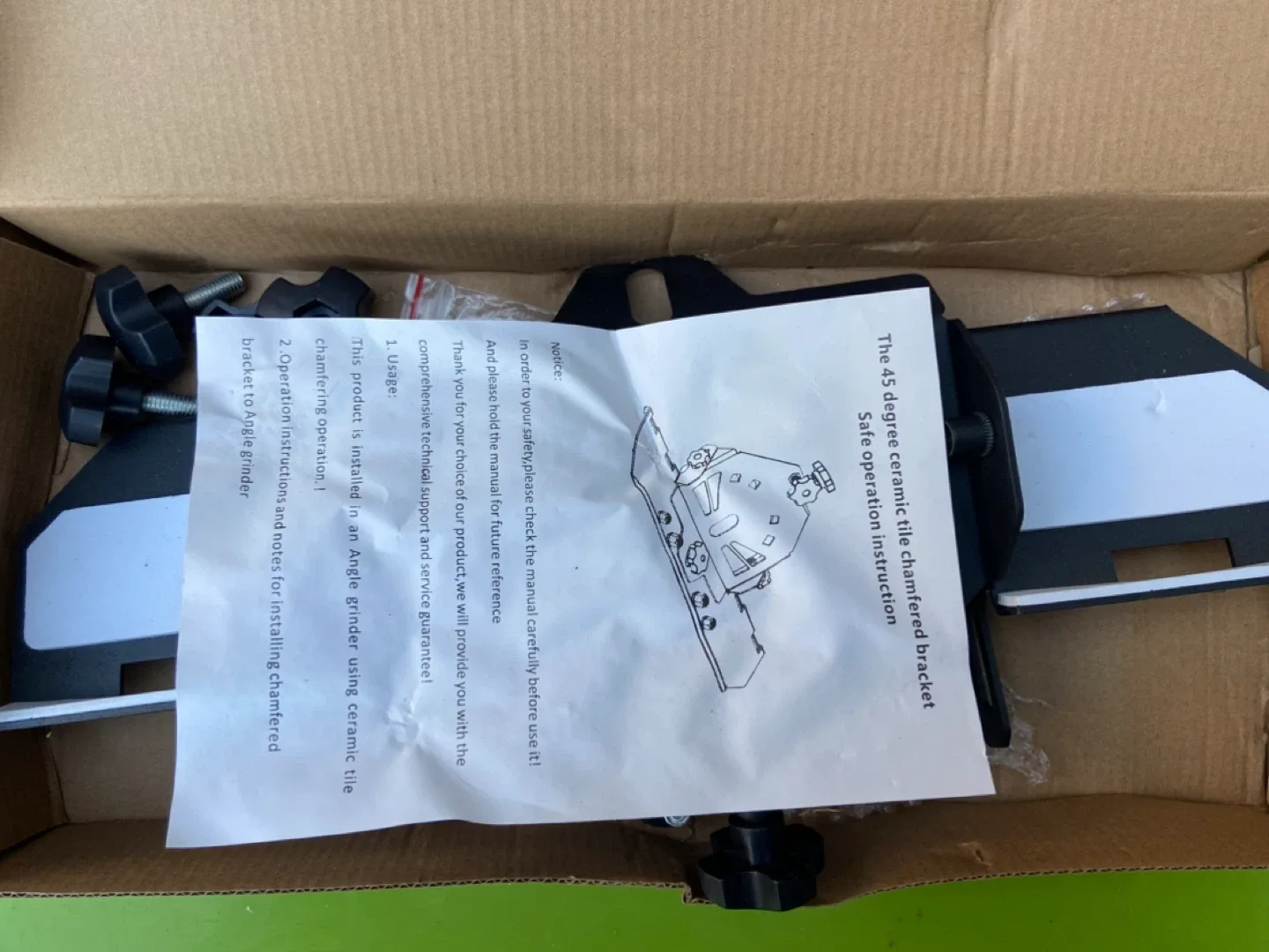 45 Degree Ceramic Tile Chamfered Bracket - New image indicator(3)