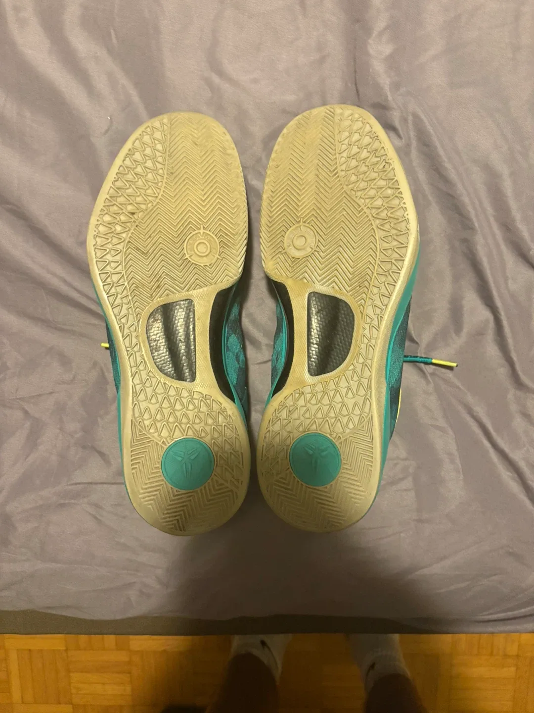 Nike Kobe M8 Teal/Yellow Shoes image indicator(6)