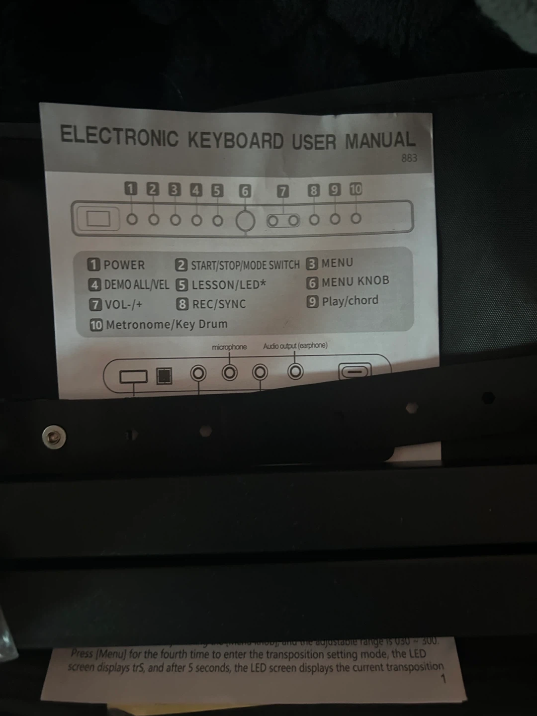 Electronic Keyboard with Accessories - photo 4