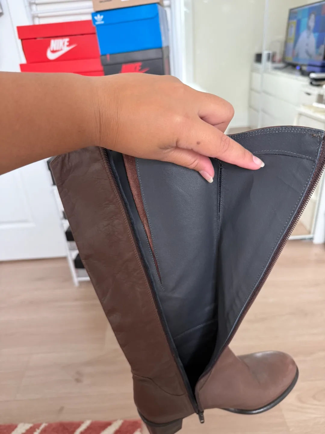 Lady Doc Brown Leather Boots - Size 38 image indicator(6)