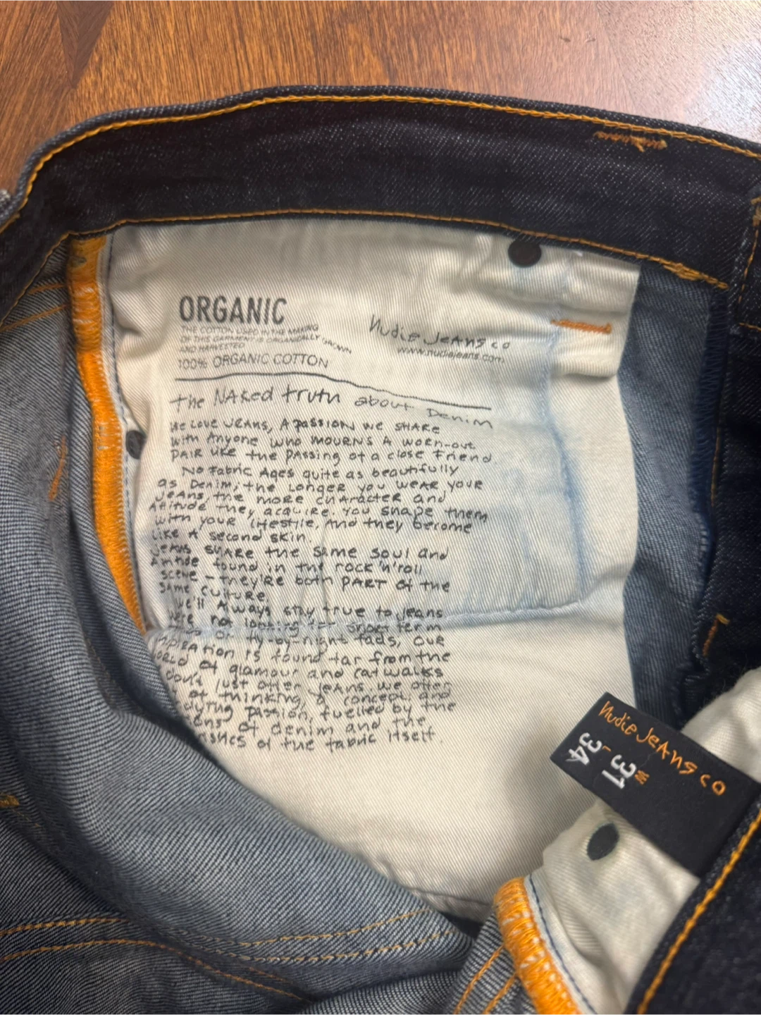Nudie Jeans Co. Size 31/34 - photo 4