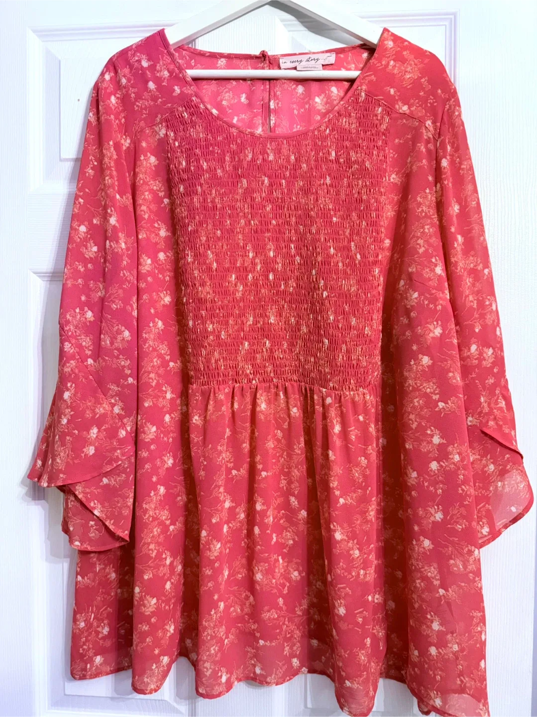 In Every Story Floral Blouse - Size 2X thumbnail