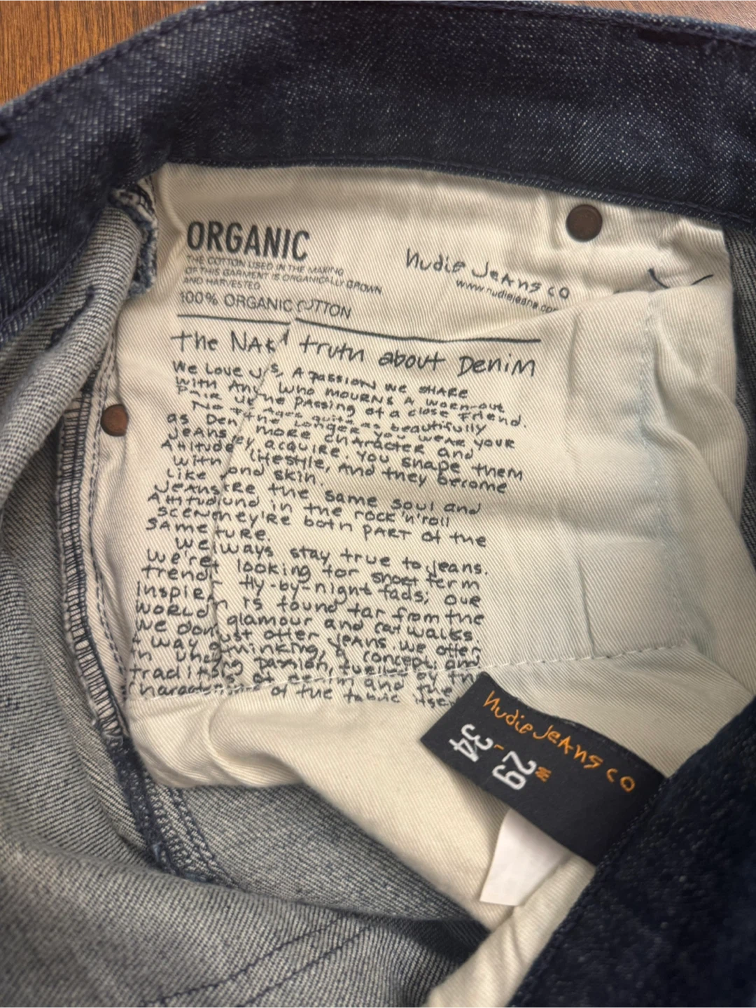 Nudie Jeans Co. - Size 29/34 - photo 4