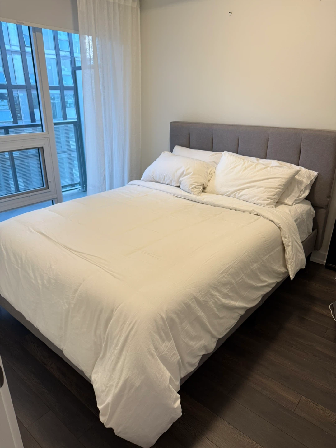 Grey Queen Size Bed Frame